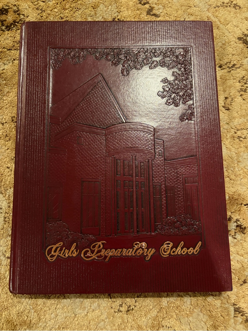 Girls Preparatory School Embossed 1993 EUC Keepsake yearbook annual Chattanooga